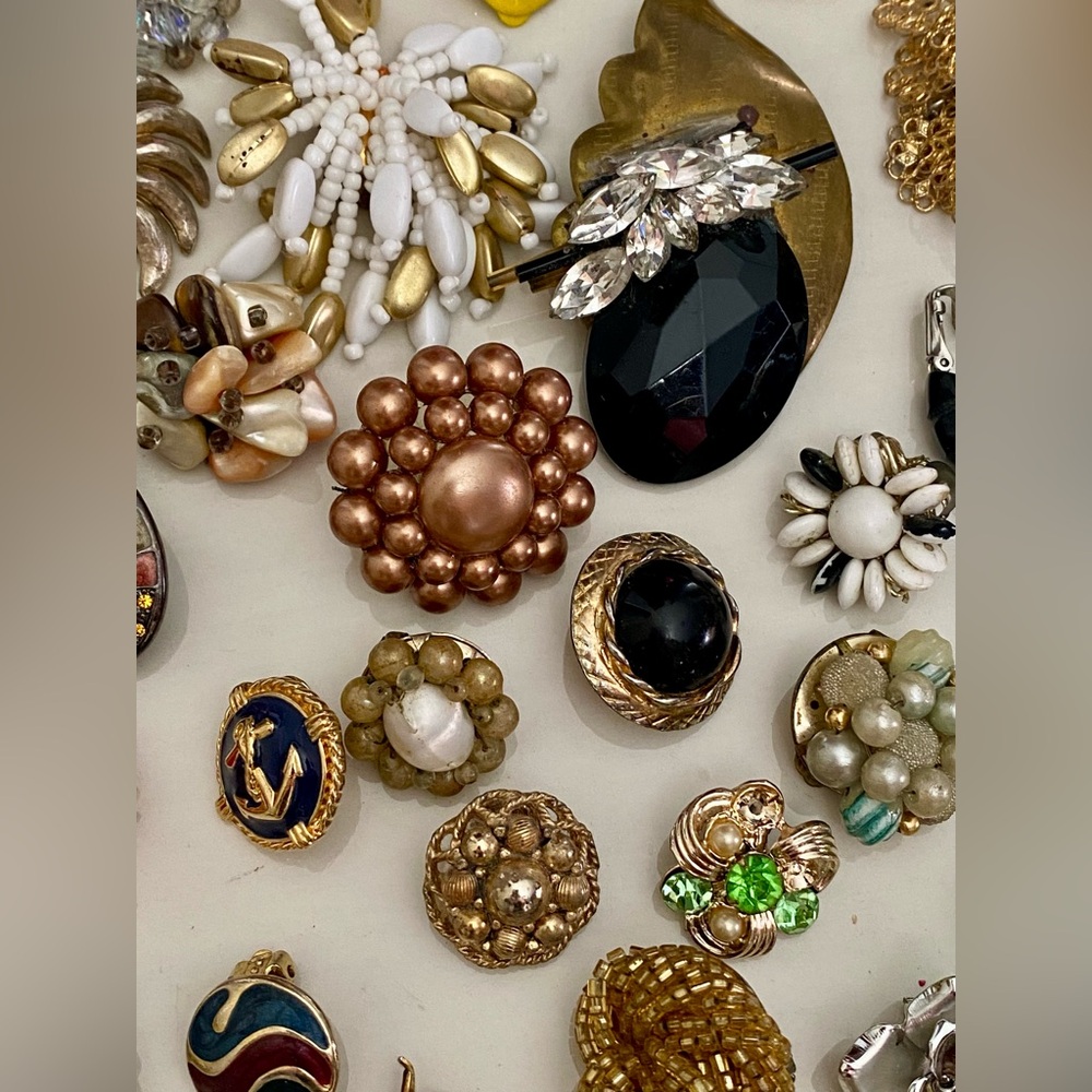 Vintage Single Earrings Lot / Craft Jewelry - Picture 5 of 12
